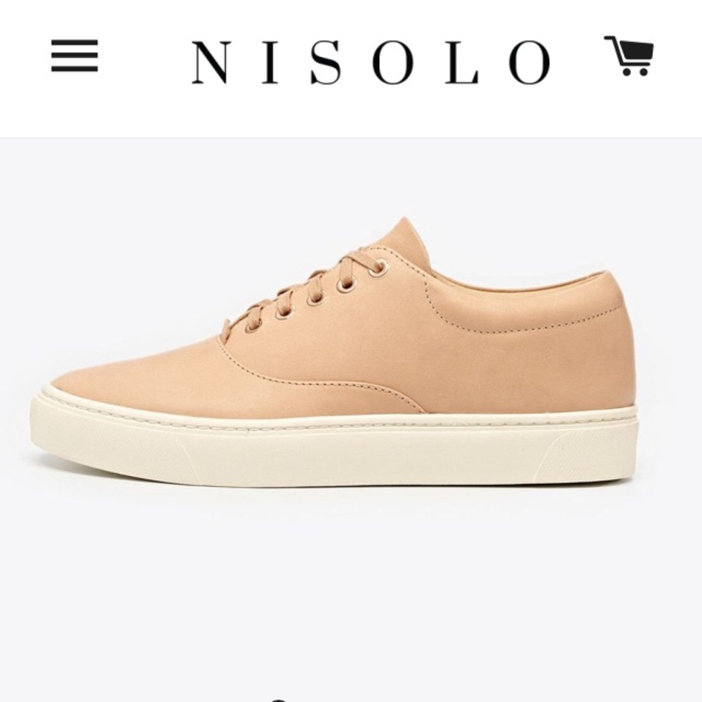 Nisolo Elayna leather sneakers